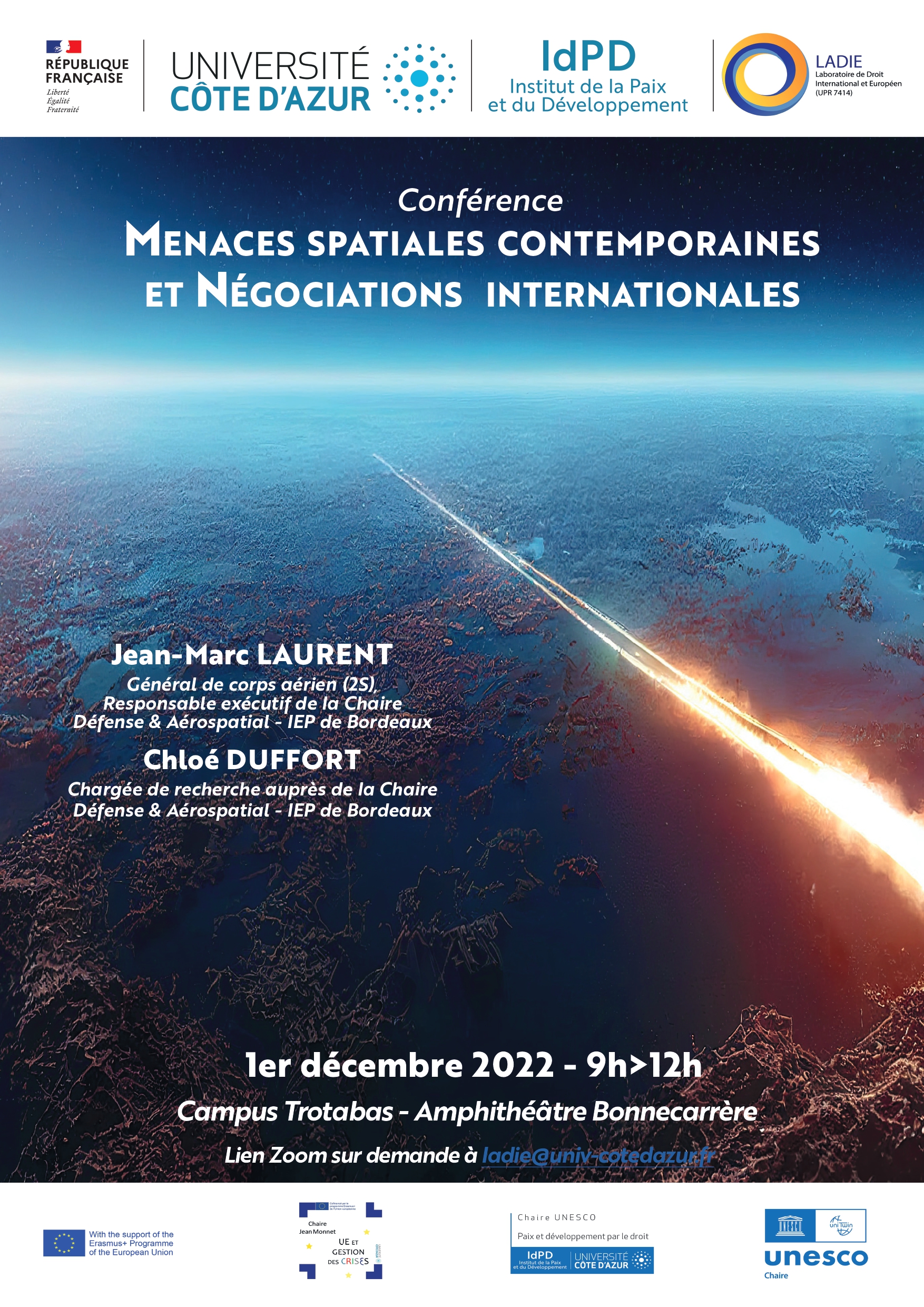 Affiche Menaces spatiales 1er déc ok