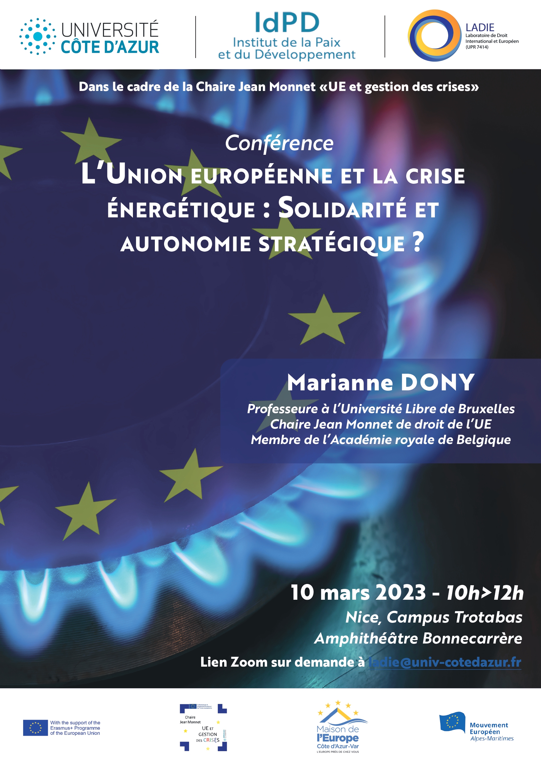 Affiche M DONY UE et crise énergétique